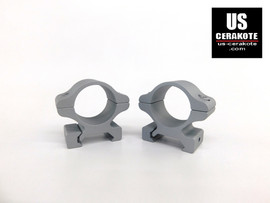 Leupold Rifleman Scope Rings 1" Medium Crushed Silver 55860