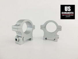 Leupold Open Range 1" Medium Weaver-Style Scope Rings Satin Silver 180944