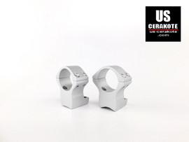 Talley Scope Ring/Base 1" High for Browning X-Bolt Satin Silver 950735