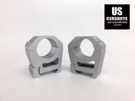 Vortex Sport Riflescope Rings 1" High Weaver Style Satin Silver SPT1-H