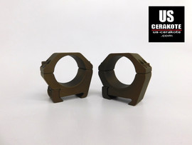 Vortex Sport Riflescope Rings 30mm Medium Weaver Style Burnt Bronze SPT30-M