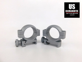 Vortex Hunter Riflescope Rings 1" Low Weaver Style Crushed Silver Ring-L