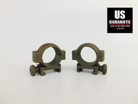 Vortex Hunter Riflescope Rings 1" Low Weaver Style Smoked Bronze Ring-L