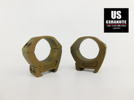 Vortex Pro Series 34mm Medium Weaver Style Scope Rings Burnt Bronze PR34-M
