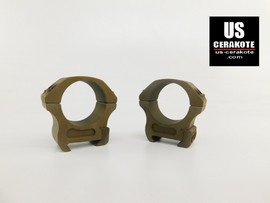 Vortex Pro Series 30mm Medium Weaver Style Scope Rings Burnt Bronze PR30-M
