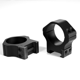Warne Maxima Horizontal 30mm, PA Medium Weaver Style Rings Matte 514M