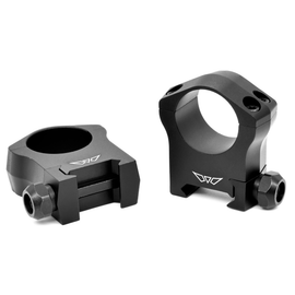 Warne Mountain Tech 1" High Weaver Style Rings Matte 7202M