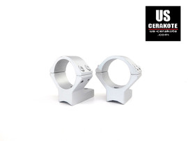 Talley Ring/Base 30mm Med. CVA Cascade Exten Front Satin Silver 74X725