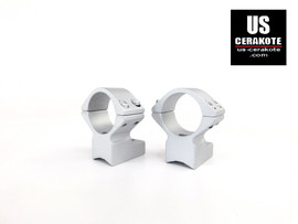 Talley Scope Ring/Base 1" High for CVA Cascade Satin Silver 950725