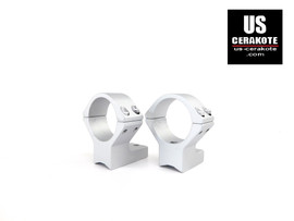 Talley Scope Ring/Base 30mm High CVA Cascade Extend Front Satin Silver 75X725