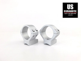 Talley Scope Ring/Base 30mm Low for CVA Cascade Satin Silver 730725