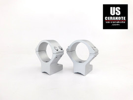Talley Scope Ring/Base 30mm High for CVA Cascade Satin Silver 750725