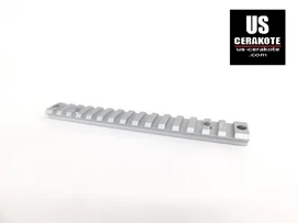 Warne Vapor Savage Axis Picatinny Rail 0-MOA Satin Silver V498M