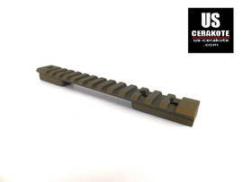 Warne Winchester XPR SA Vapor Picatinny Rail 0-MOA Burnt Bronze V488M