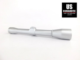 Leupold M8 4x Fine Duplex Reticle Satin Silver USED-9