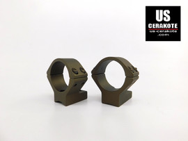 Talley Scope Ring/Base 30mm Low for Remington 700 (8-40) Burnt Bronze 738700