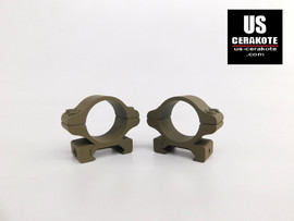 Leupold Rifleman Gen 2 1" Low Weaver Style Rings Flat Dark Earth 185534