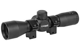 Crickett 4x32mm Compact Mil-Dot Reticle Scope w/ Rings Matte KSA054