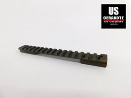 Warne Winchester XPR LA Vapor Picatinny Rail 0-MOA Burnt Bronze V486M