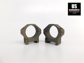 Warne Maxima Horizontal 30mm, PA Low Rings Smoked Bronze 513M