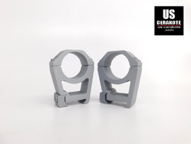 Vortex Sport Scope Rings 30mm Extra High Weaver Style Crushed Silver SPT30-XH