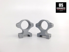 Leupold Rifleman Gen 2 Scope Rings 1" High Crushed Silver 185536