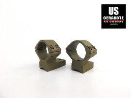 Talley Scope Ring/Base 1" Medium for Savage w/ Accutrigger Flat Dark Earth 94X725