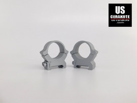 Leupold PRW2 Series 1" Medium Weaver Style Scope Rings Crushed Silver 174081