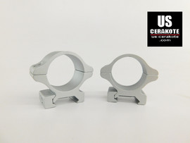 Leupold Rifleman Scope Rings 30mm Medium Satin Silver 171478