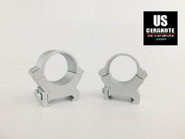 Leupold PRW2 Series 1" Medium Weaver Style Scope Rings Satin Silver 174081