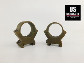 Leupold PRW2 Series 30mm High Weaver Style Scope Rings Burnt Bronze 174085