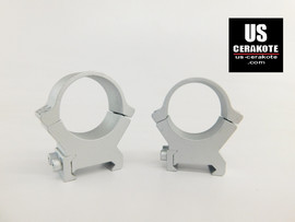 Leupold PRW2 Series 30mm High Weaver Style Scope Rings Satin Silver 174085