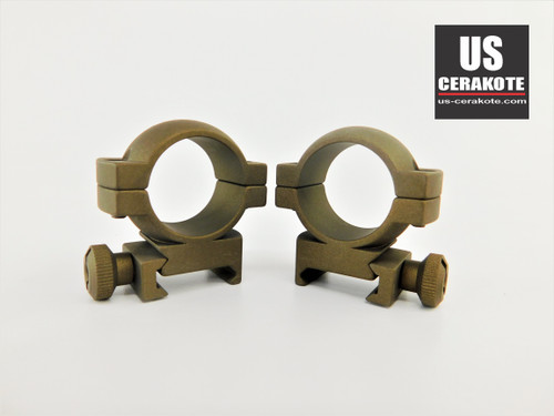 Vortex Hunter Riflescope Rings 1" Medium Weaver Style Burnt Bronze Ring-M