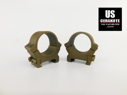 Leupold PRW2 Series 1" Low Weaver Style Scope Rings Burnt Bronze 174079