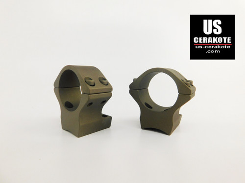 Talley Scope Ring/Base 1" Low for Browning X-Bolt Smoked Bronze 930735