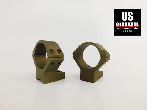 Talley Scope Ring/Base 30mm Medium for Remington 700 Burnt Bronze 740700