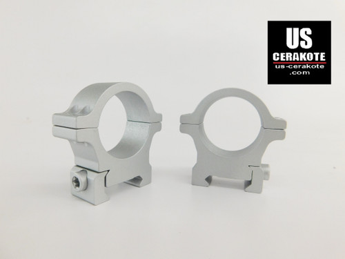 Leupold Open Range 30mm Medium Weaver-Style Scope Rings Satin Silver 180947