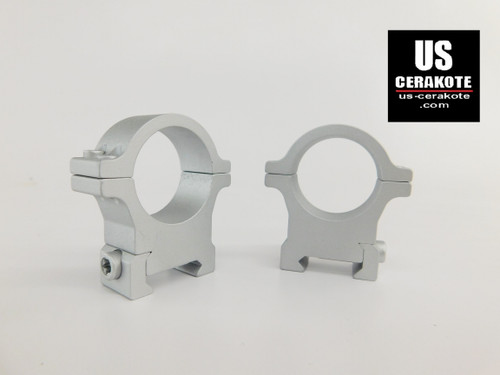 Leupold Open Range 30mm High Weaver-Style Scope Rings Satin Silver 180948