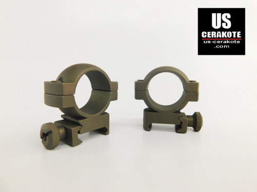 Vortex Hunter Riflescope Rings 1" Medium Weaver Style Smoked Bronze Ring-M