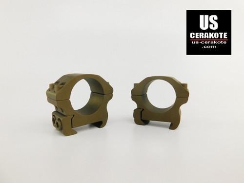 Vortex Pro Series 1" Low Weaver Style Scope Rings Burnt Bronze PR1-L