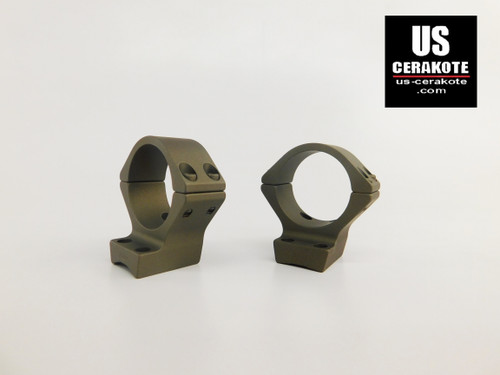 Talley Scope Ring/Base 30mm Low for Browning X-Bolt Smoked Bronze 730735