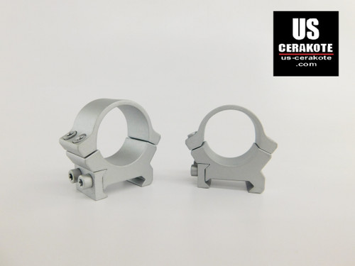 Leupold PRW2 Series 1" Low Weaver Style Scope Rings Satin Silver 174079