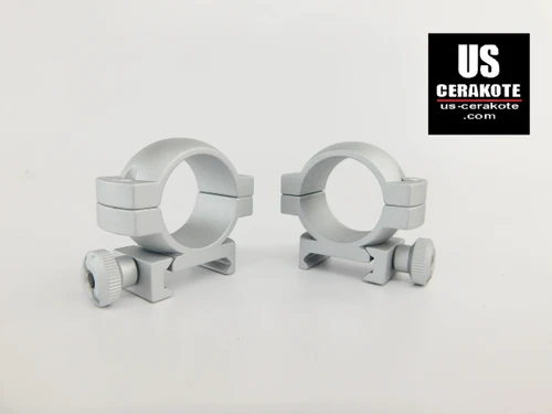 Vortex Hunter Riflescope Rings 1" Low Weaver Style Satin Silver Ring-L