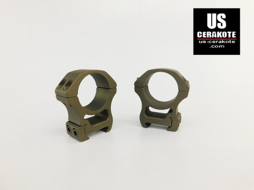 Vortex Pro Series 30mm High Weaver Style Scope Rings Smoked Bronze PR30-H