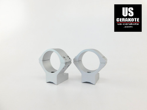 Talley Scope Ring/Base 30mm Medium for CVA Cascade Satin Silver 740725