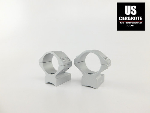 Talley Scope Ring/Base 1" Low for Winchester Mod 70 STD Caliber Satin Silver 930702