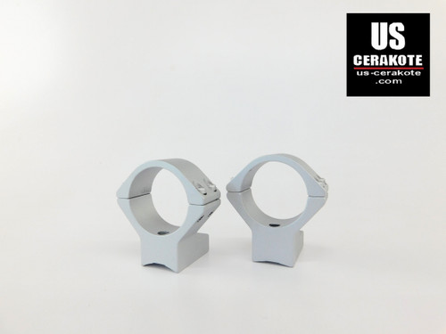 Talley Scope Ring/Base 30mm Medium for Winchester Mod 70 STD Caliber Satin Silver 740702