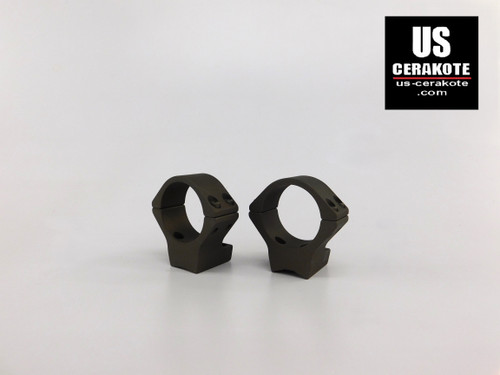 Browning X-Bolt X-Lock 30mm Low Integrated Scope Mounts Smoked Bronze 12510