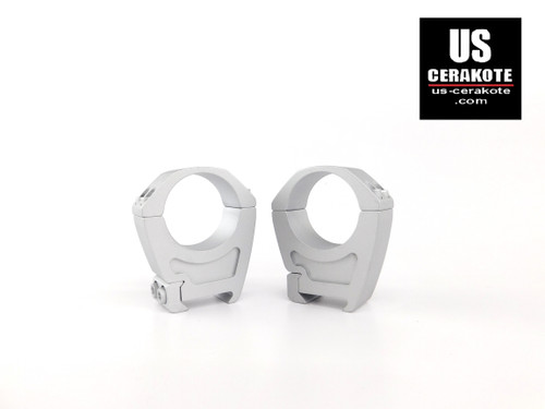 Vortex Pro Series 34mm High Weaver Style Scope Rings Satin Silver PR34-H