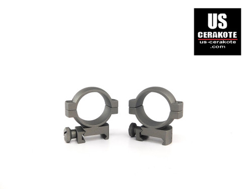 Vortex Hunter Riflescope Rings 30mm Medium Weaver Style Gun Metal Grey 30MRNG-M